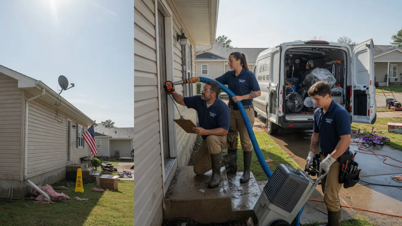 Ceiling Water Damage Restoration in Sherman, ME near me